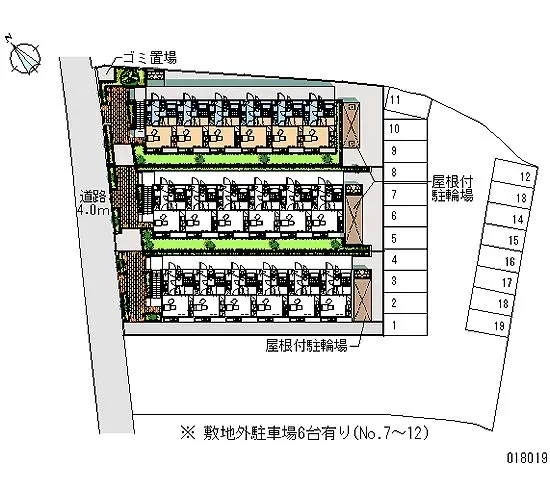 ★手数料０円★泉佐野市羽倉崎上町　月極駐車場（LP）